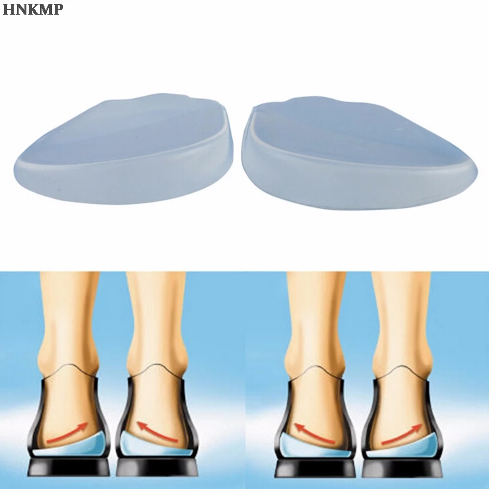 

1pair Woman Silicone Support pad for High Heels Flat Feet Orthotics Orthopedic Insoles Corrector for Shoes Feet Care