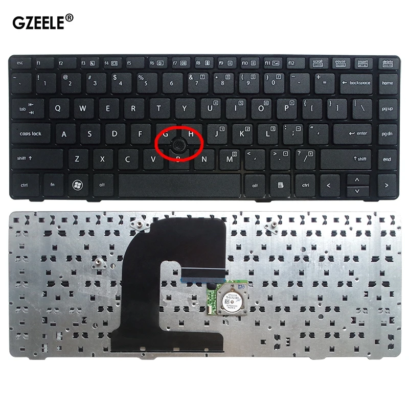 Teclado dos Eua para o hp Elitebook 8460p 8460w 8470b 6460b 6460 8470 8470p 8470 6470 702649001 Novo Teclado de substituição