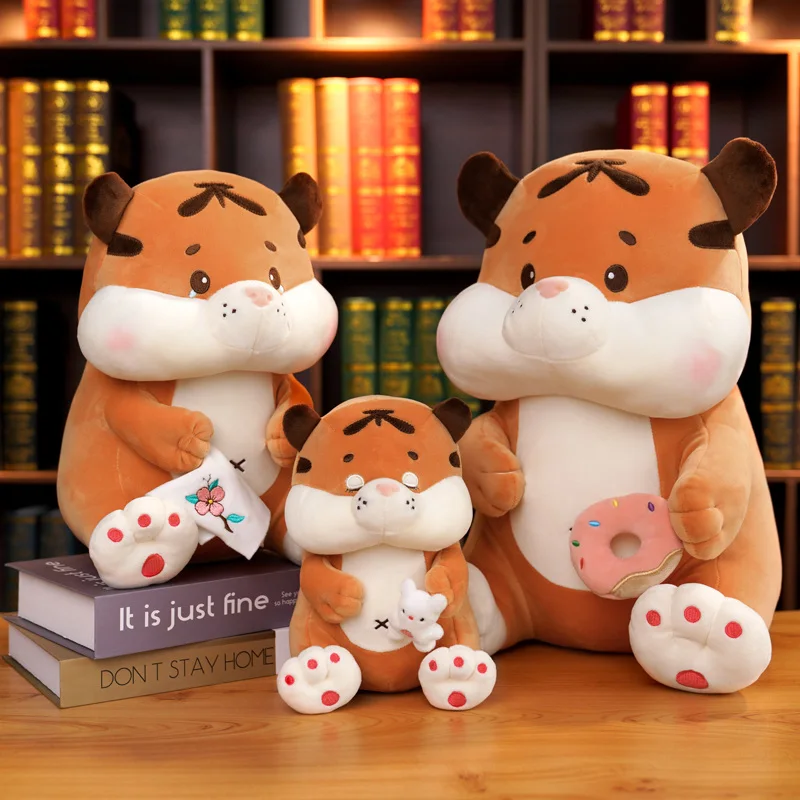 

23/35/45CM Cute Cartoon Tiger Plush Toy Creative Animal Tiger Doll Girl Valentine's Day Kid Birthday Gift Home Decor