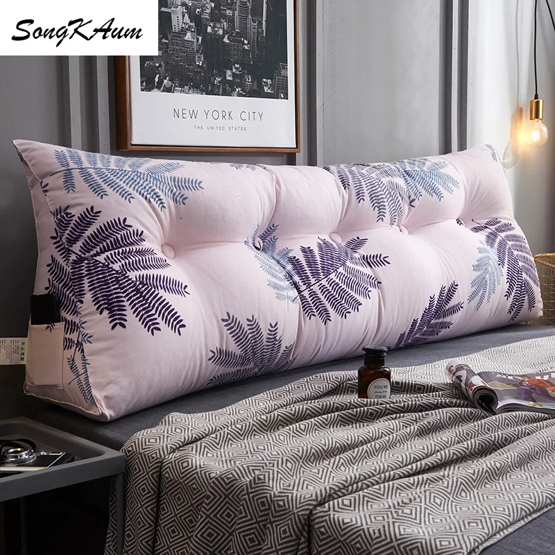 Моющаяся длинная прикроватная Подушка SongKAum с наполнением подушка в корейском