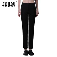 women chef pants high stretch comfortable reposteria kitchen uniform catering food service bakery trousers black work pants