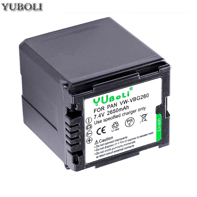 Аккумулятор VW-VBG260 VW VBG260 VWVBG260 для Panasonic AG-AC7 AG-AF100 HS300 HS700 SD600 SD700 SDT750 TM300 | Электроника