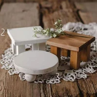 newborn small coffee table baby photo shooting handmade wooden little tea desk infant photograph props accessories