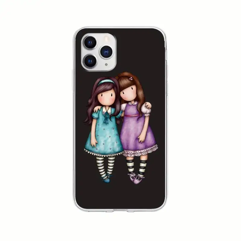 

Santoro Gorjuss Transparent Mobile Phone Cover Clear Case For Samsung Galaxy A21S A71 S8 S9 S10 Plus Lite S20 Note 20 Ultra