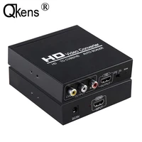 high quality hd to cvbs av hdmi compatible auto scaler ntsc pal video converter for vhs vcr computer dvd laptop pc to tv monitor