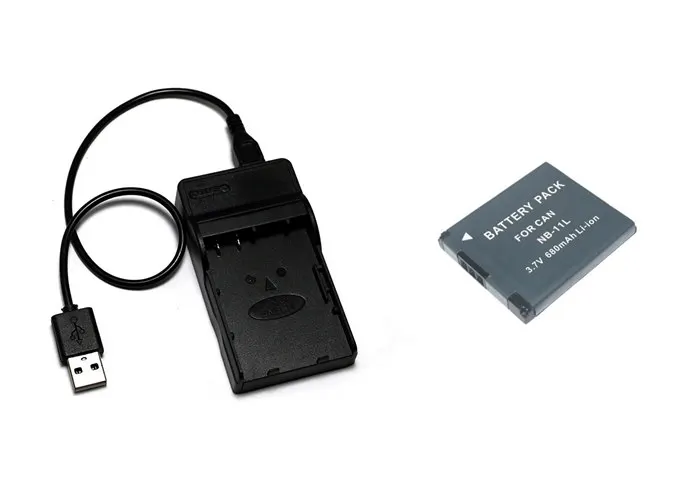 NB-11L, NB11L NB-11LH, NB11LH Батарея+ USB Зарядное устройство зум-объектив для Canon PowerShot A2300 является A2600 A3400 является A3500 IS ELPH 115 hs ELPH 160 - Цвет: Белый