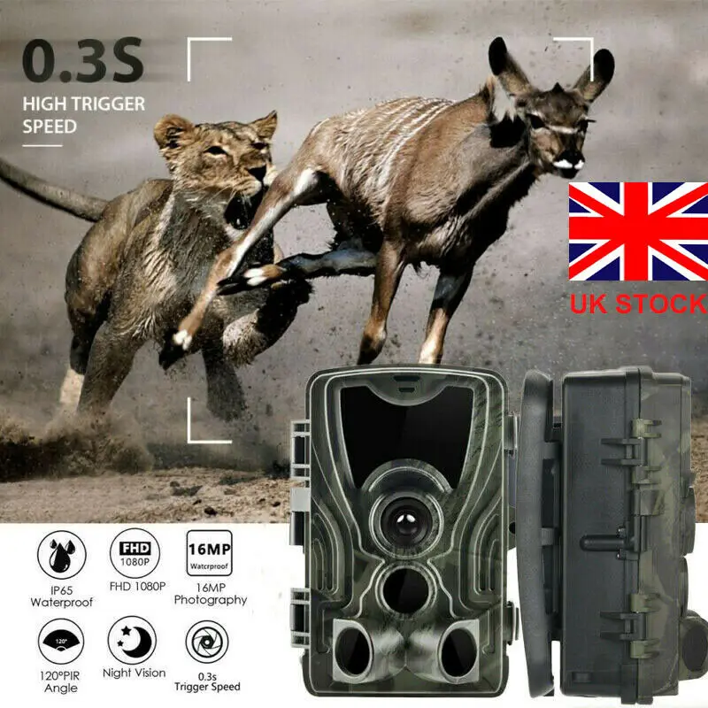 ГОРЯЧАЯ 1080P 16MP 2G охотничья камера для наблюдения в дикой природе ИК ночного