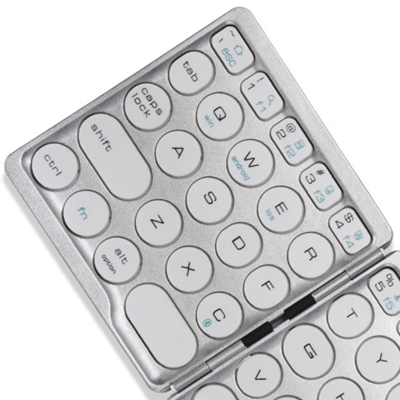 

Mini Folding Keyboard Bluetooth Foldable Wireless Keypad Upgrade Presspad for Windows Android Ios Tablet Ipad Phones