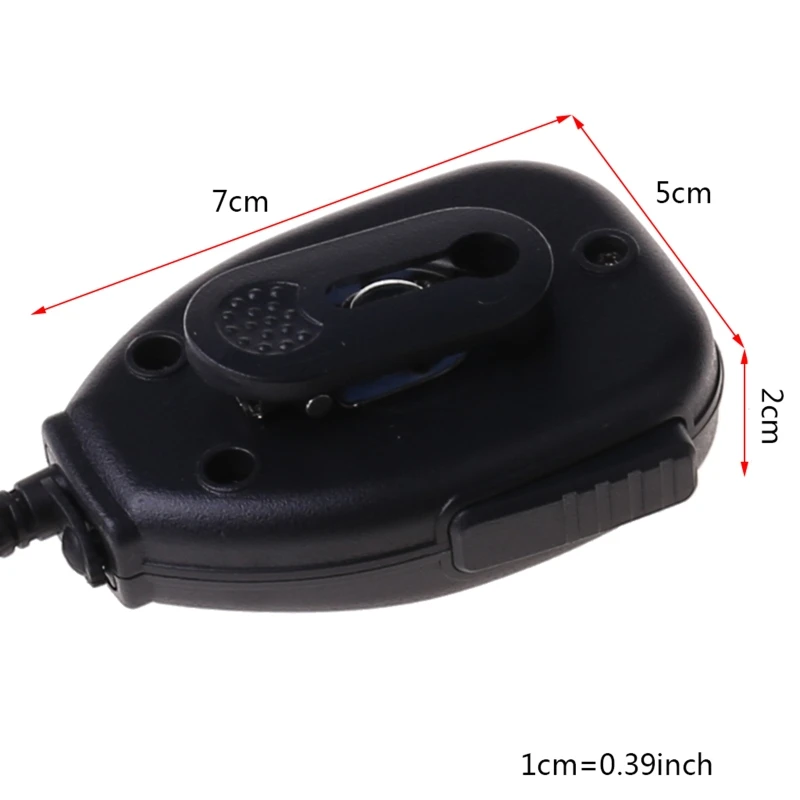 

Original Radio Speaker Mic Microphone PTT for Portable Two Way Radio Walkie Talkie UV-5R UV-5RE UV-5RA Plus UV-6R 54DB