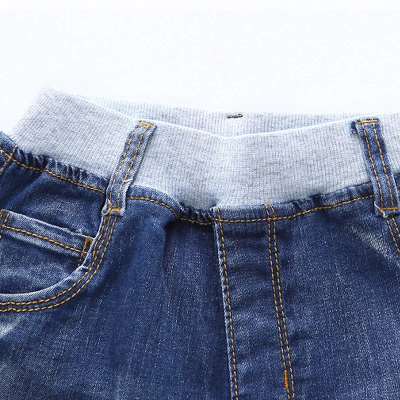 IENENS летние джинсы шорты трусы для мальчиков с Джинсовые укороченные брюки