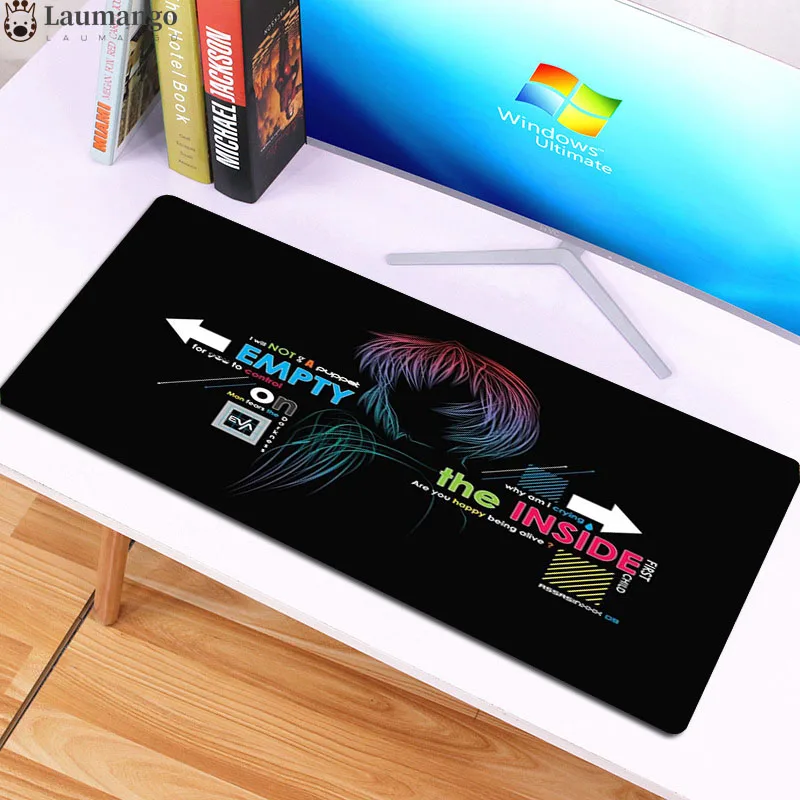 

Mat Mouse-Mat Evangelion Mice Desktop-Keyboard Computer Large Big anime mouse pad anime Pc gamer complete