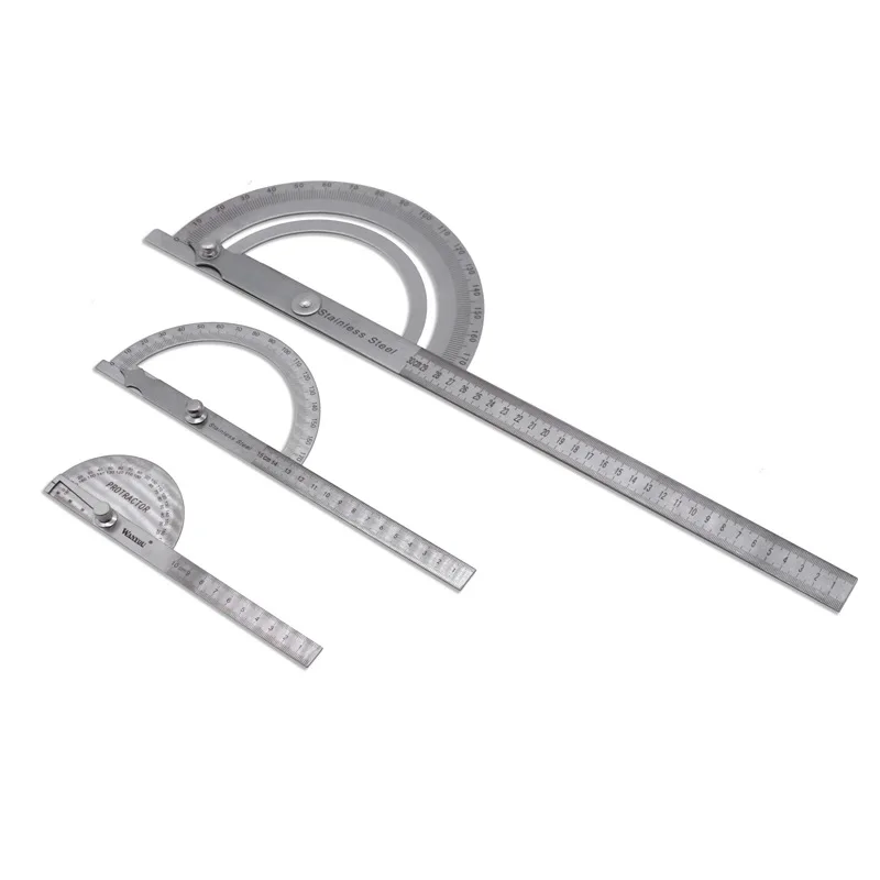 Регулируемый транспортир 15 см 10 180 градусов многофункциональная угловая линейка