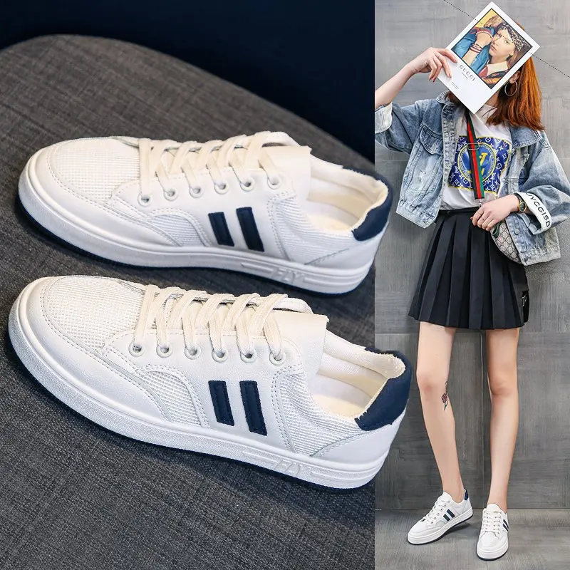 

New women's flat bottom casual single shoes