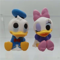 tomy animation figures donald duck daisy duck gashapon dolls cute ornaments collection pvc model toy children