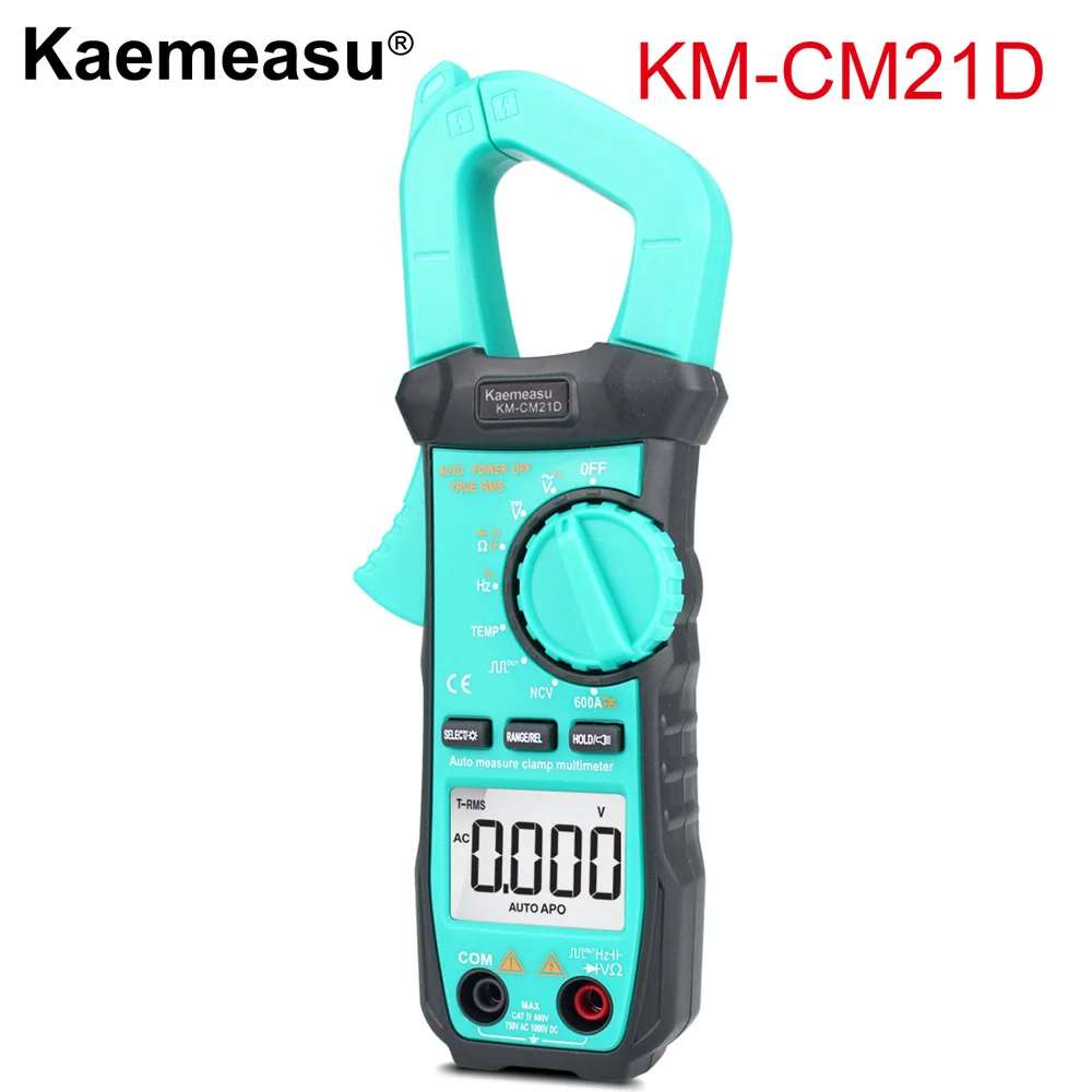 KM-CM21D Интеллектуальный цифровой клещи Мини Многофункциональный DC/AC True rms измерение электрика прибор Инструменты для ремонта KM-CM21C/D/E - Цвет: KM-CM21D