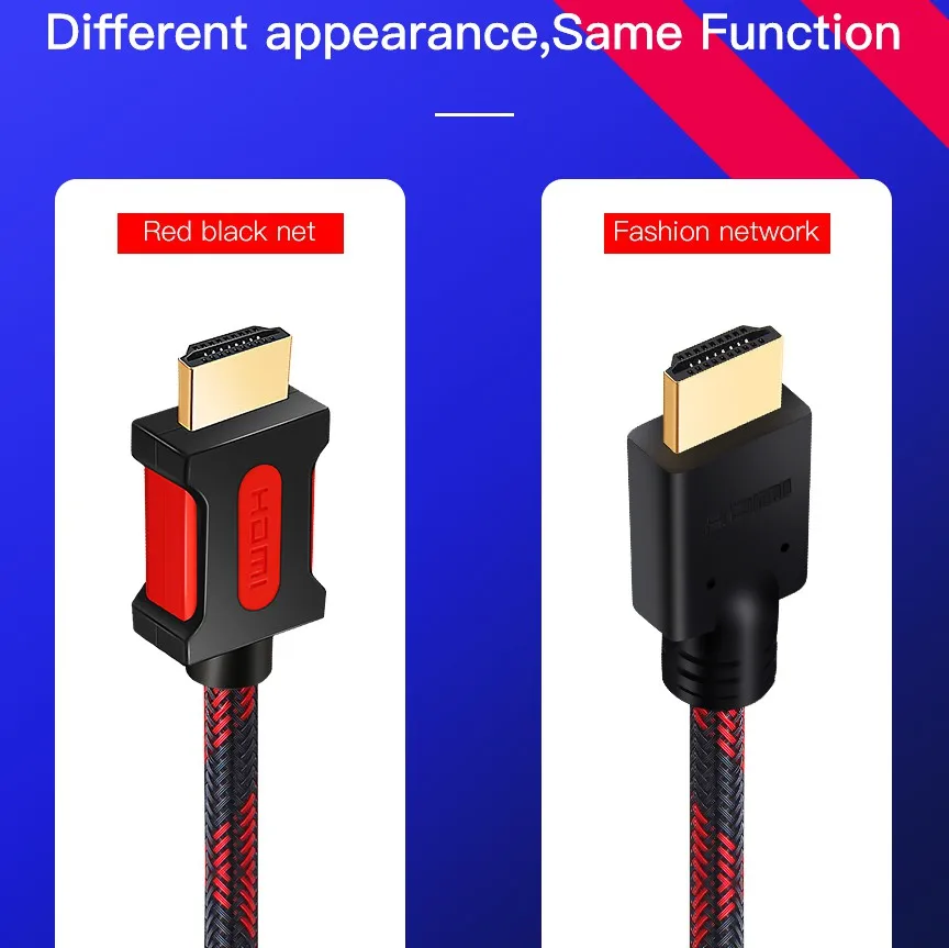 Shuliancable HDMI кабель 2,0 HDMI к HDMI 4K 1080P 3D 1 м 2 м 3 м 5 м 10 м 15 м 20 м для ноутбук с HDTV проектор xbox PS3/4 компьютерный кабель