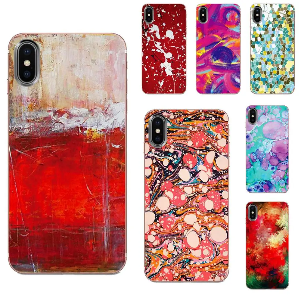 Абстрактная масляная живопись летние ощущения для HTC Desire 530 626 628 630 816 820 One A9 M7 M8 M9 M10