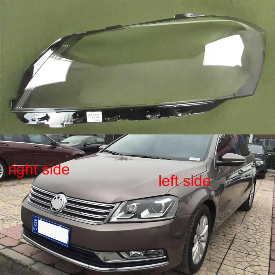 Для Volkswagen VW Passat B7 /Magotan B7L 2012 2013 2014 2015 передняя фара прозрачный абажур налобный