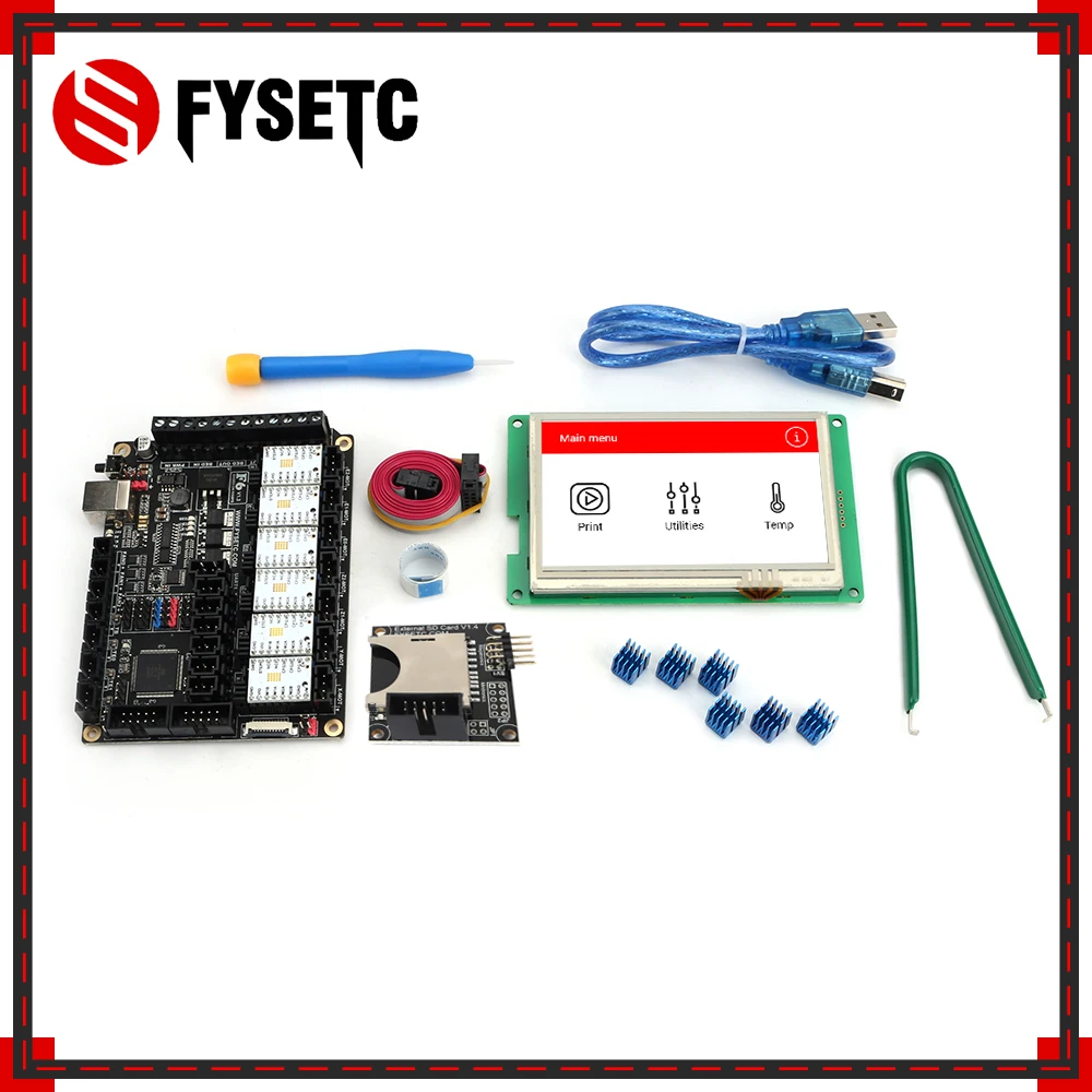 Плата все в одном FYSETC F6 решение для электроники V1.3 устройств с ЧПУ 3D принтера + 6