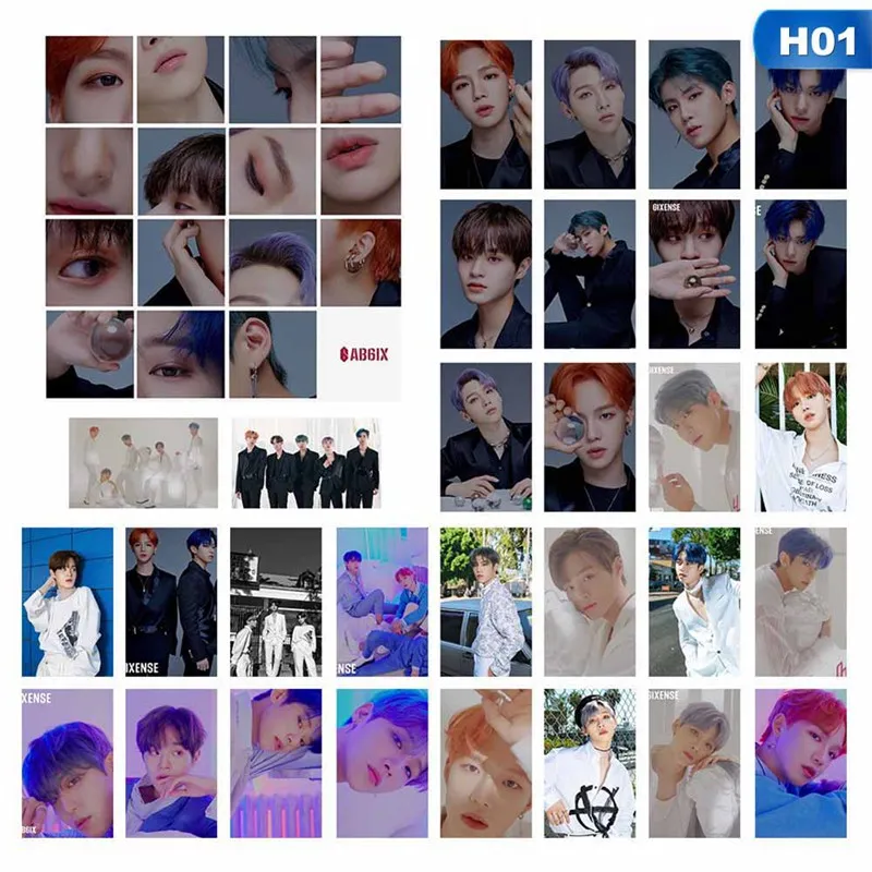 Новинка 30 шт./компл. фотооткрытка KPOP SUPER JUNIOR NUEST N.Flying AB6IX ПВХ карты самодельные