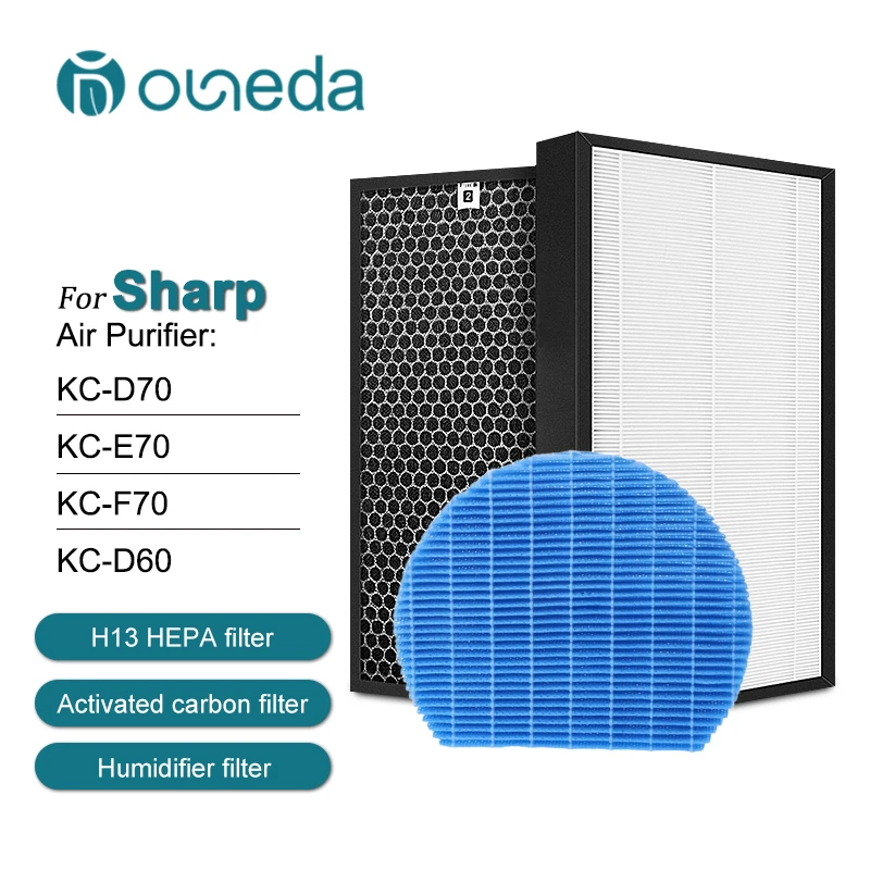 

Sharp Air Purifier KC-D70 KC-E70 KC-F70 KC-D60 Hepa Filters Actived Carbon Deodorizing Water Humidifier Filter Air Humidifier