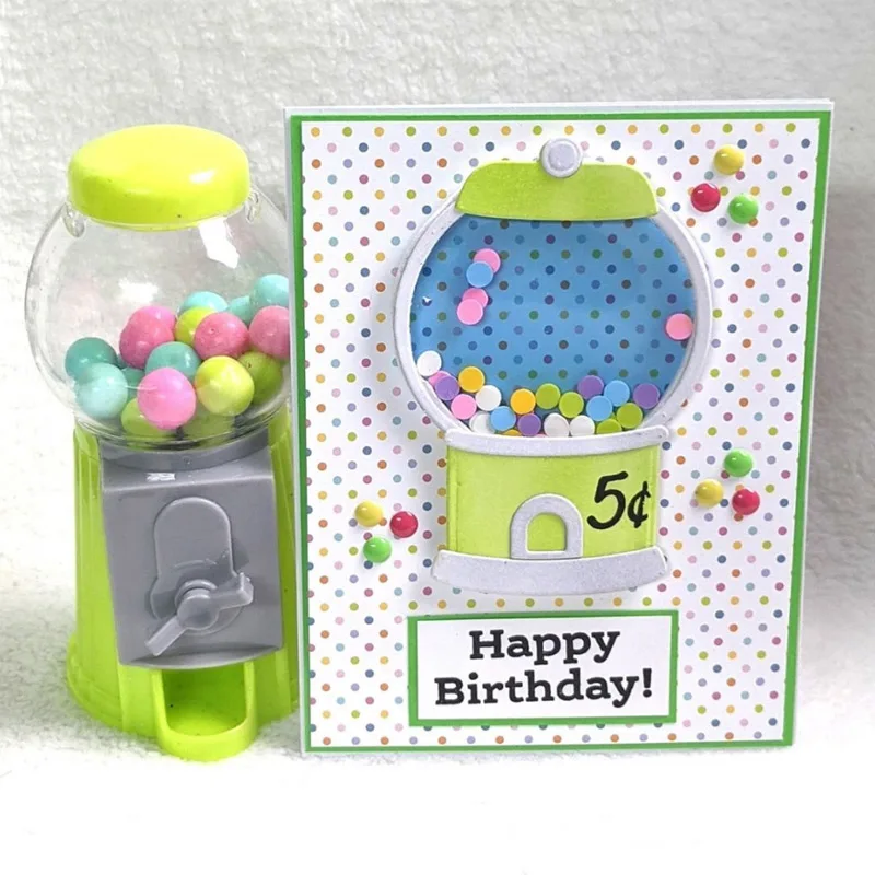 Металлические режущие штампы &quotс днем рождения&quot с шариком совпадают