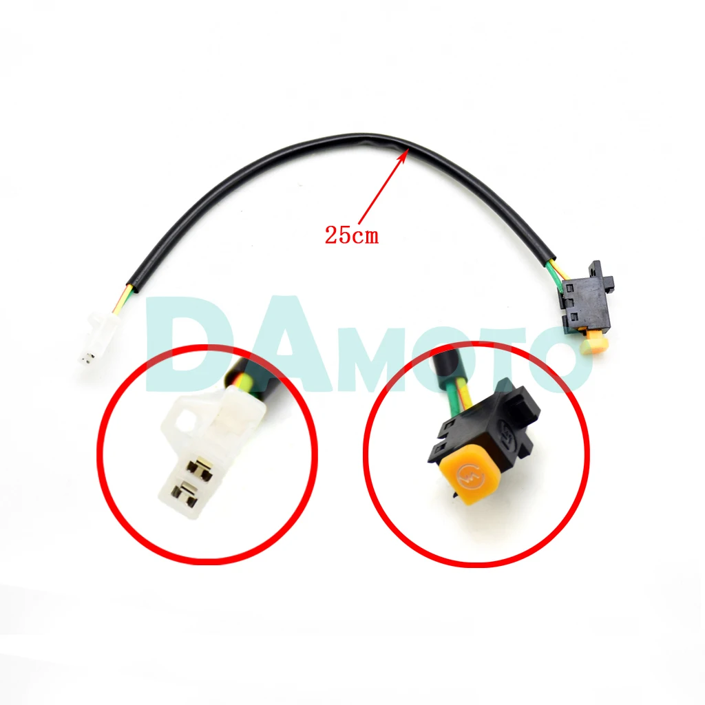 Электрический стартовый переключатель для мотоцикла/кнопка запуска изогнутого