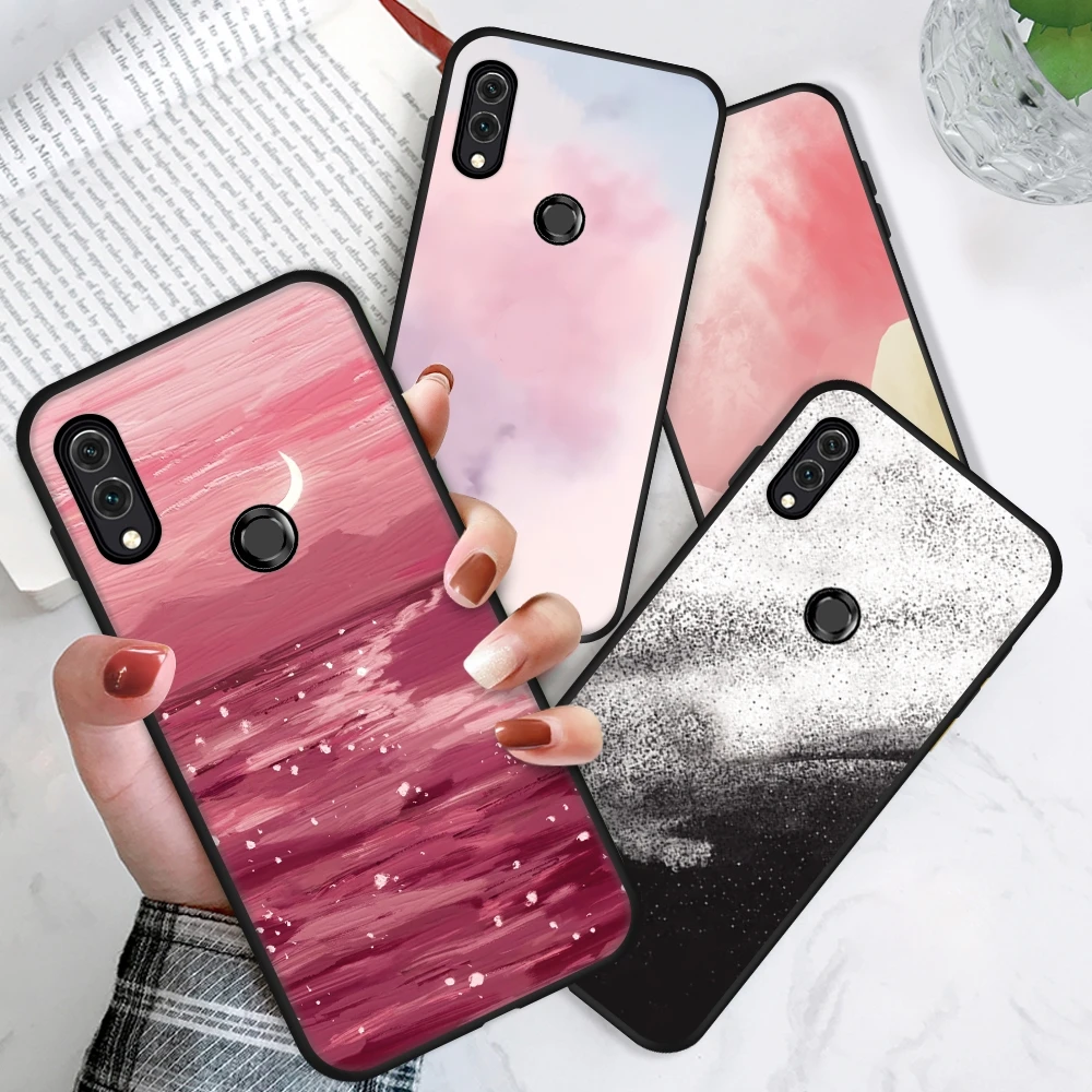 

Fashion Rainbow Watercolor Matter Soft Silicone TPU Phone Case for Honor 7A 7C 7S 7X 8C 8S 8X Max 9C 9S 9 Lite 10i 20 Pro View10