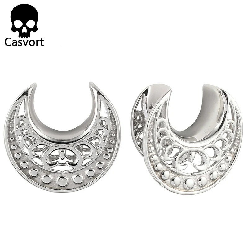 Casvort 2 шт. новое кольцо для пирсинга, растяжки, модные ювелирные изделия для пирсинга, серьги в подарок
