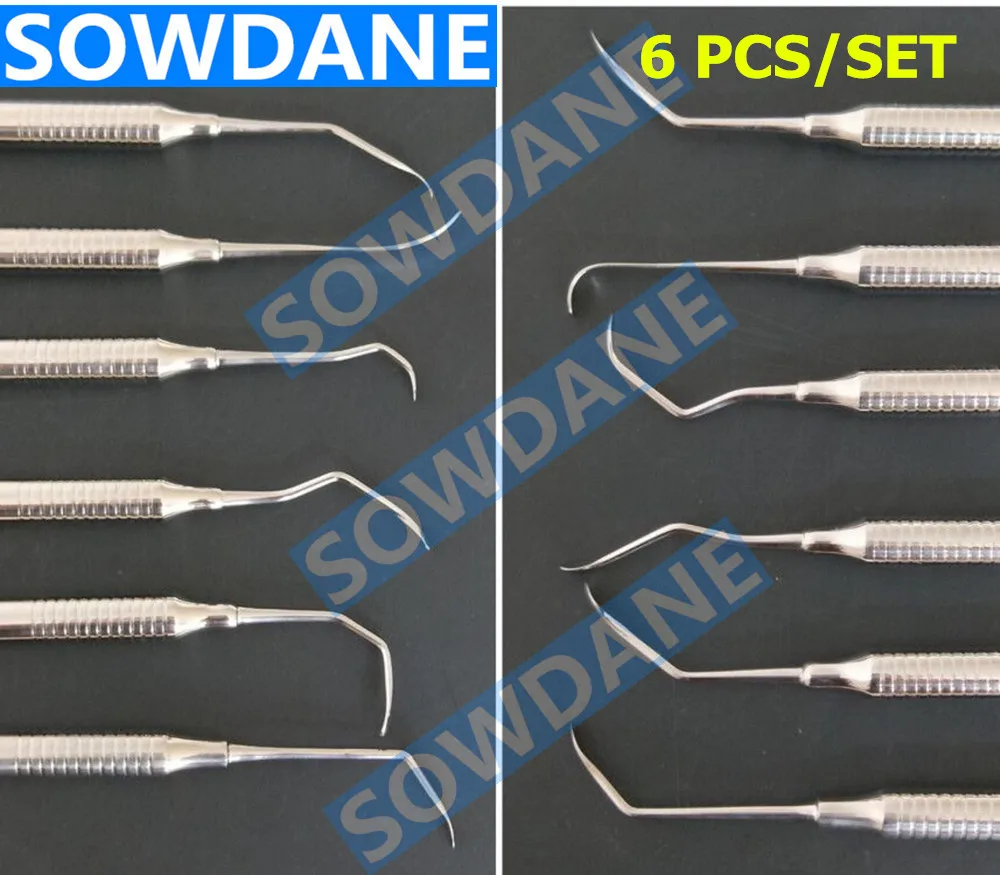 6 шт./компл. автоклавируемый двухсторонний стоматологический имплантат Sinus