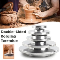 11 30cm pottery wheel double sided rotating turntable pottery turntable diy ceramics clay tools rotary plate cake rotating table