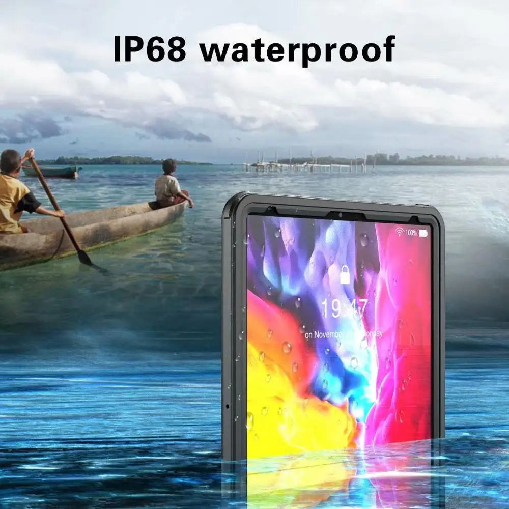 Чехол Redpepper Series Ip68 Водонепроницаемый для Ipad 2020 12 9 подводный ударопрочный чехол