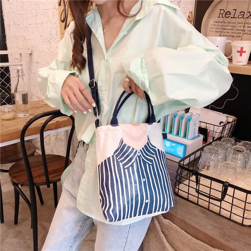 Модная Холщовая Сумка с индивидуальным изображением удобная сумка для хранения