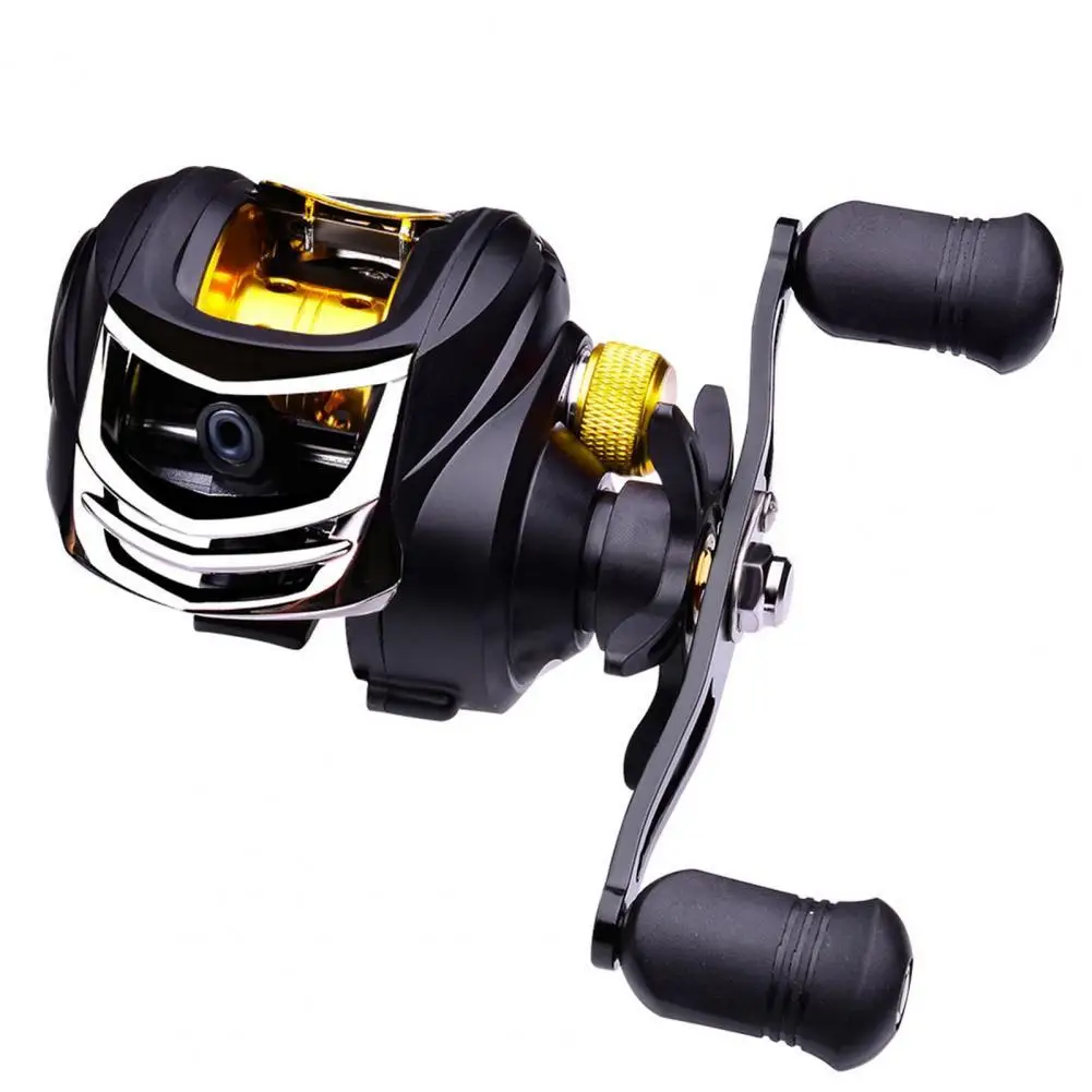 

Practical Baitcasting Reel Compact 7.2:1 Gear Ratio Easy to Carry Metal Magnetic Brake System for Outdoor