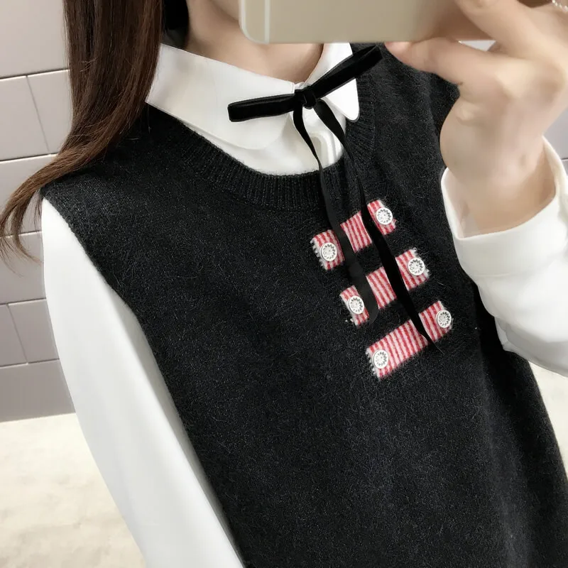 Новинка весна-осень женский жилет пуловер Женская куртка без рукавов короткий