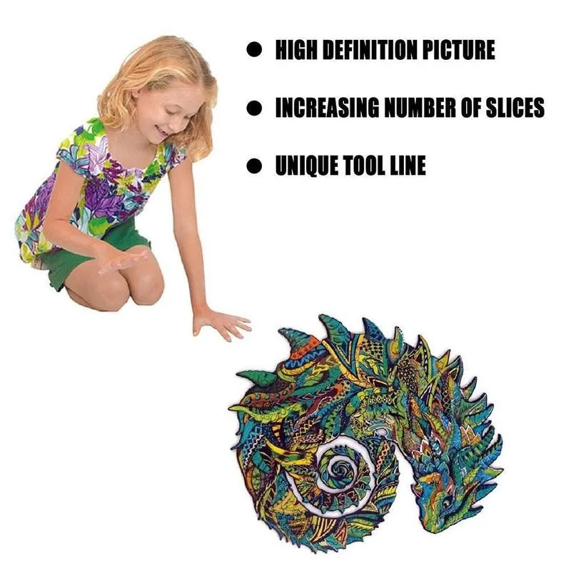 

Irregular Puzzle 3d Animal Puzzle Each Piece Is Animal Shaped Puzzles Christmas Gifts For Kids Jigsaw Toys Gift Animal Puzzles