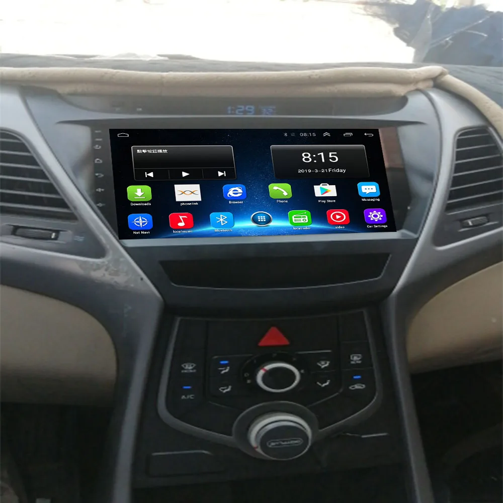 2020 9 &quot2din Android 10 0 Автомобиль Радио Стерео GPS для 2014-2016 Hyundai Elantra HD сенсорный экран Wifi