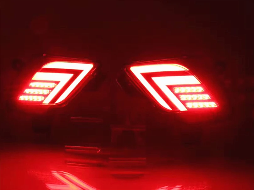 CSGJMY 2PCS LED Reflector For Mazda CX-5 CX5 2013 2014 2015 2016 Car Tail Light Rear Bumper Fog Lamp Brake | Автомобили и