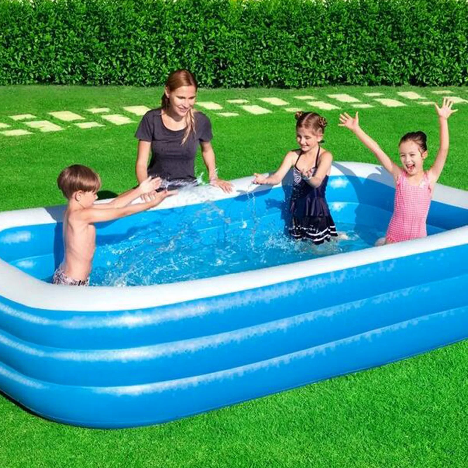 

Thicken Inflatable Swimming Pool Children Household Ocean Pool Above Ground Pool Wear-Resistant Durable Outdoor Entertainment