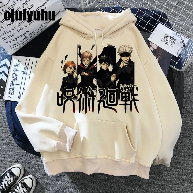 

Anime Jujutsu Kaisen Yuji Itadori Male Graphic Hoodies Japanese Manga Unisex Streetwear Harajuku Cool Cartoon Sweatshirts Women