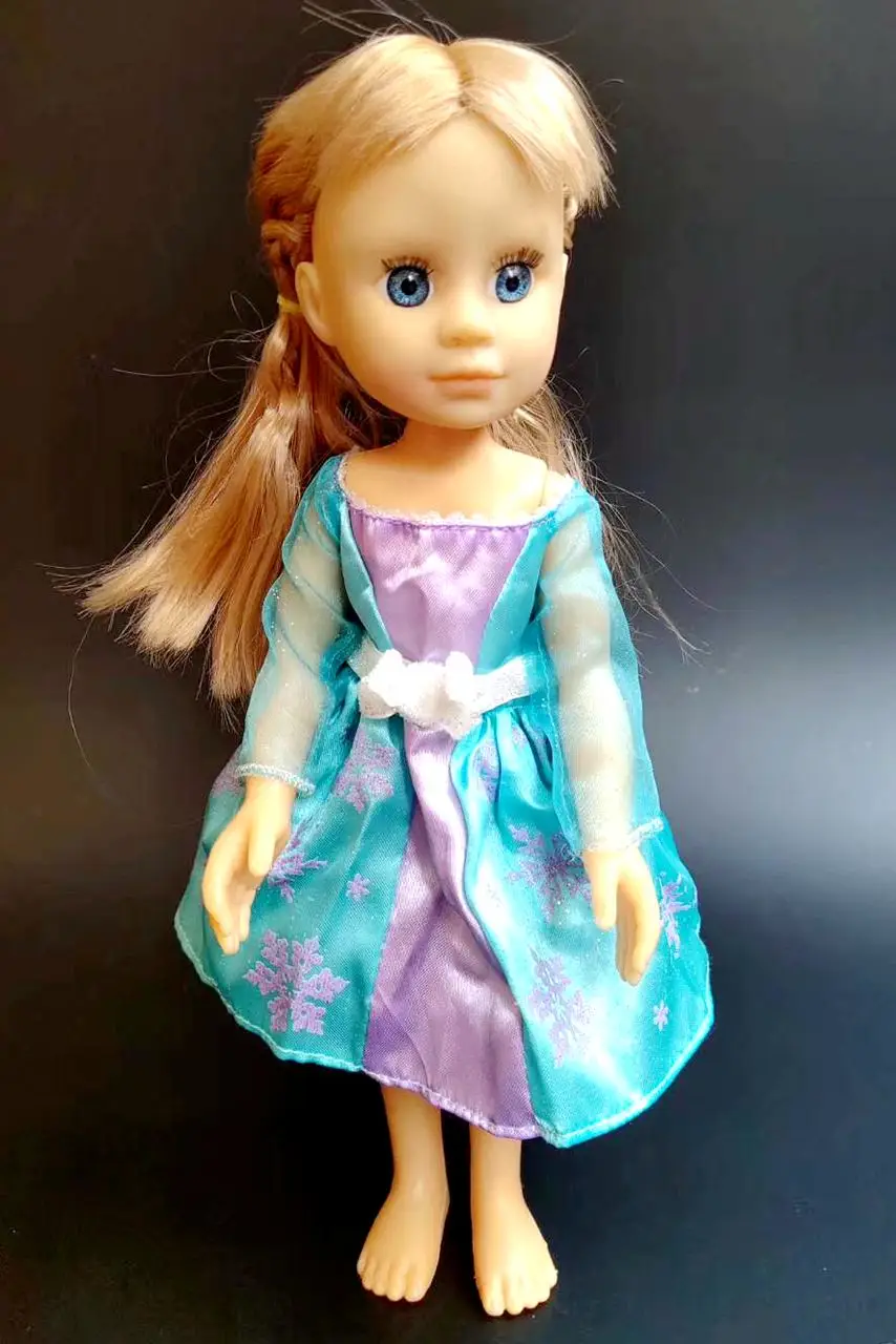 Платье принцессы для маленьких кукол комплект из 2-14 дюймов Анна Эльза 36 см платье