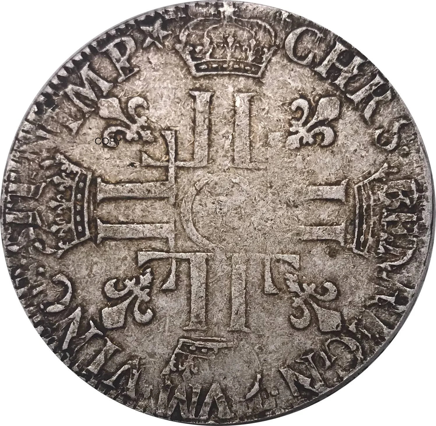 Коллекционные монеты 1690 года французская монета сувенир с большим покрытием из