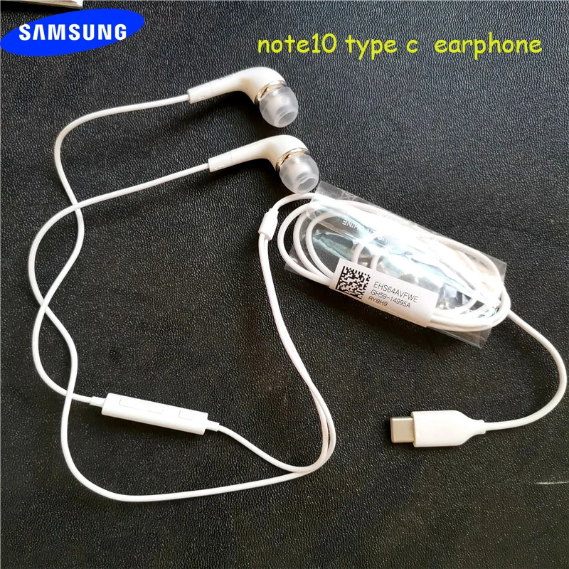 Фото Наушники-вкладыши Samsung note 10 спортивные с микрофоном для Galaxy A8S A60 Электроника Наушники-вкладыши Samsung note 10 спортивные с микрофоном для Galaxy A8S A60 Электроника