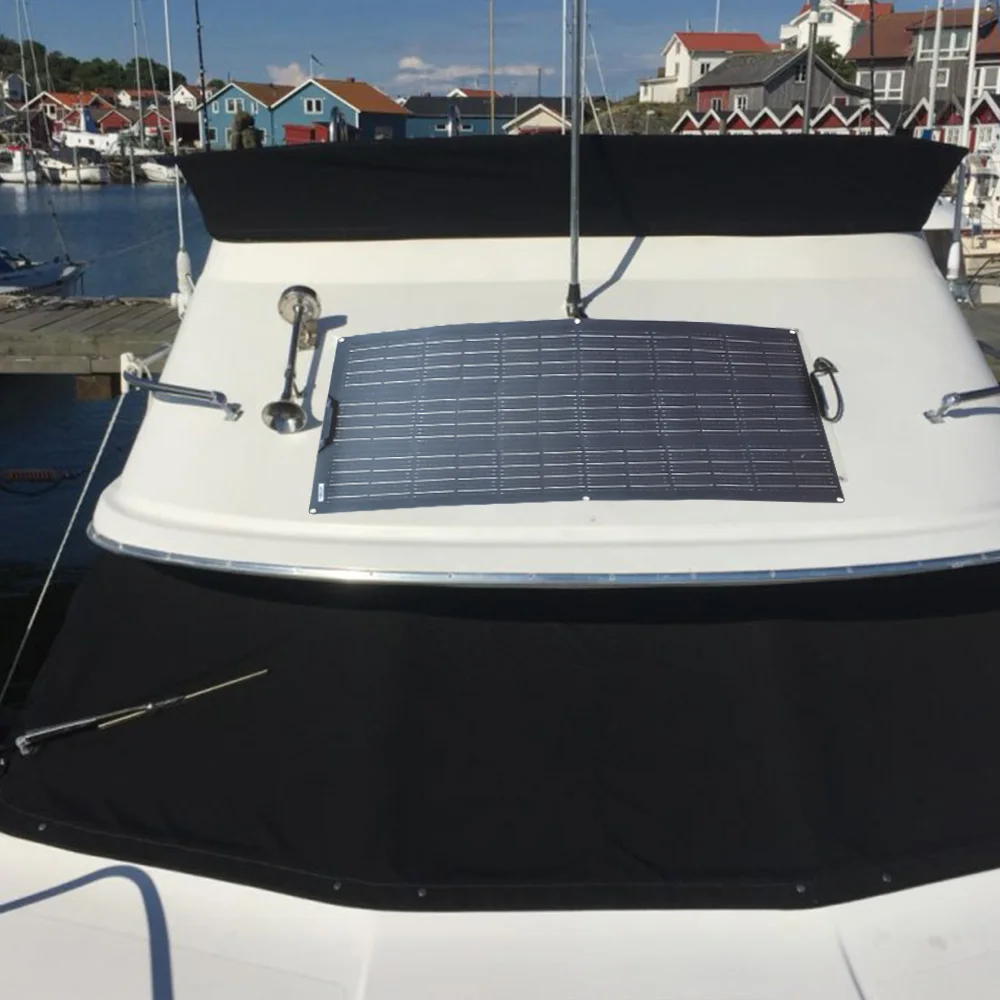 солнечная панель 12v солнечные панели 100 Вт монокристаллическое зарядное