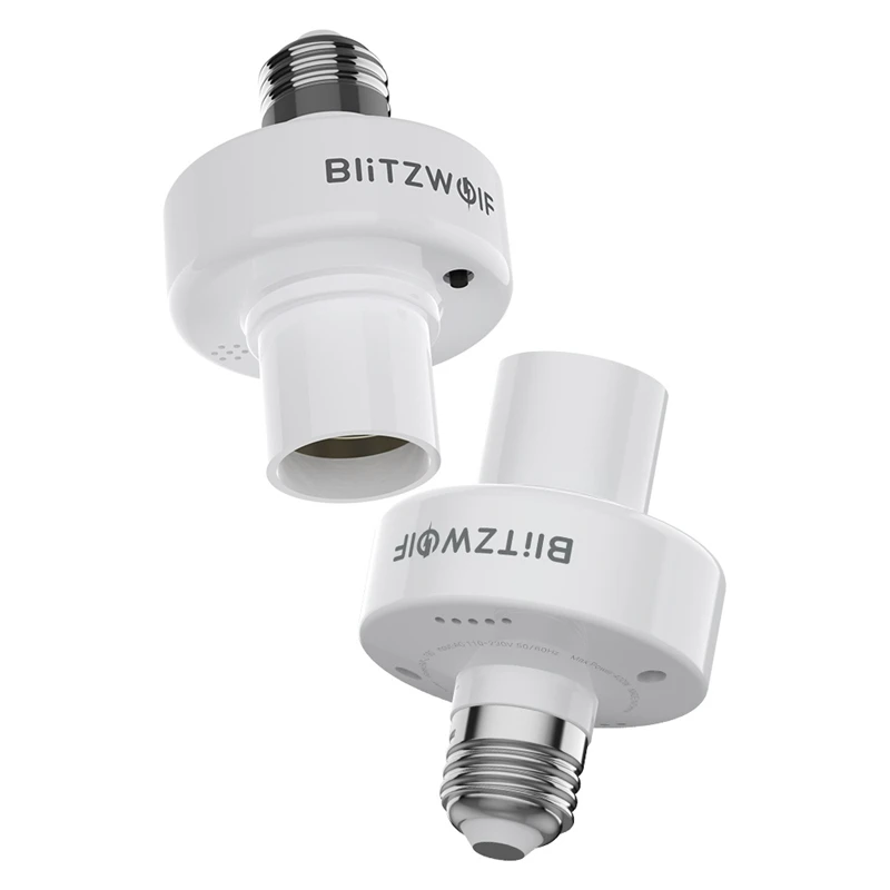 Умный патрон BlitzWolf BW-LT30 E27 Wi-Fi с голосовым управлением поддержкой Alexa Google Assistant