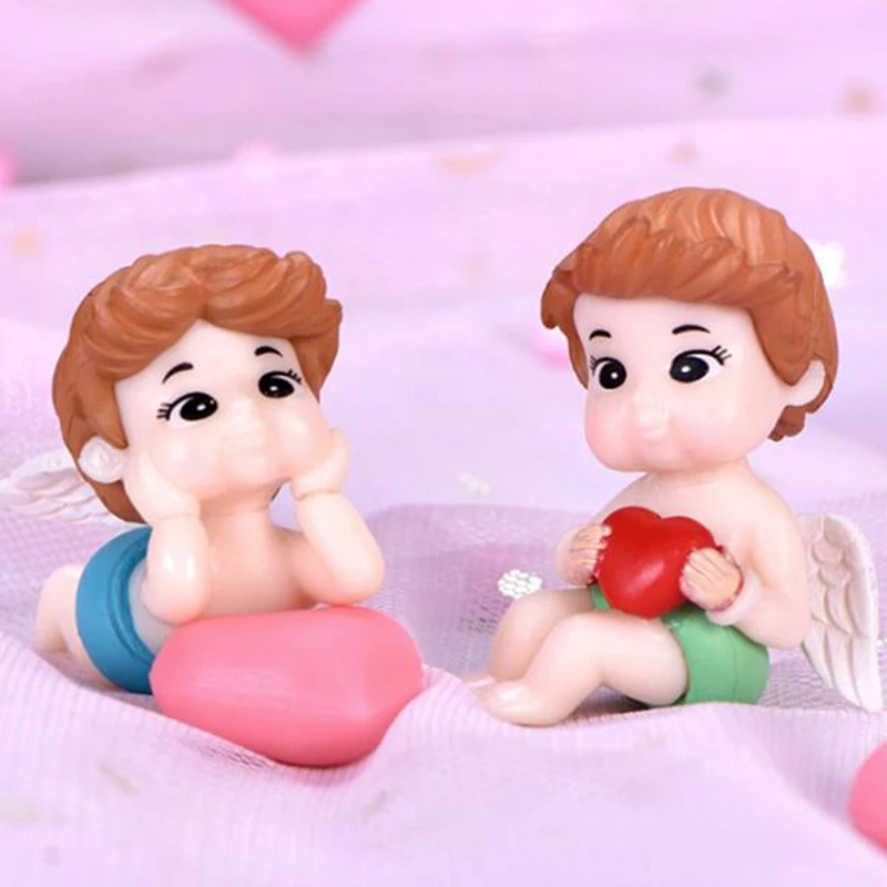 

1PCS DIY Lovers Couple Figurines Miniature Craft Fairy Garden Landscape Ornament For Wedding Party Home Garden Decor New