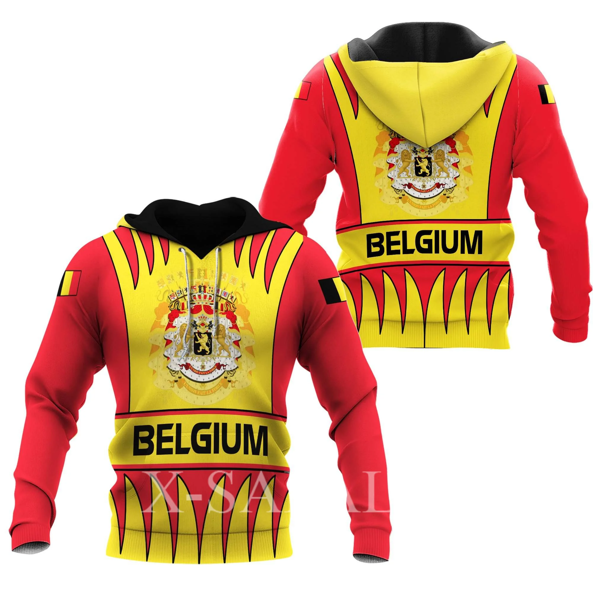 

Belgium Map LIon Awesome Design 3D Printed Hoodie Man Female Zipper Pullover Sweatshirt Hooded Jersey Streetwear Tracksuits-2