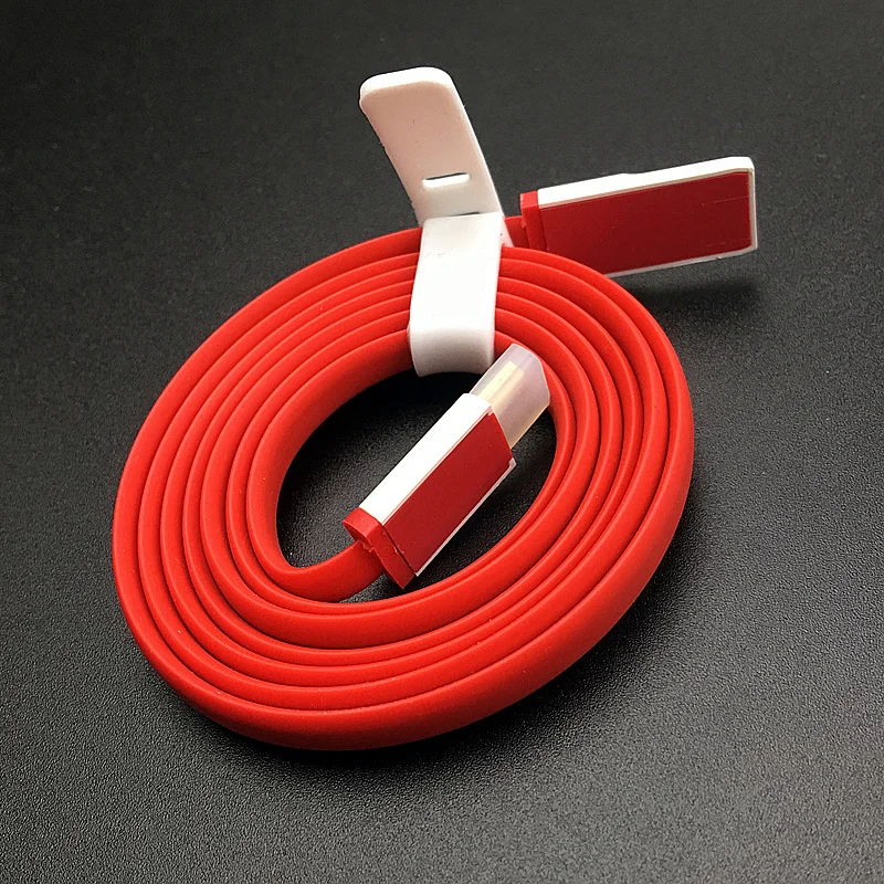 Oneplus 1 зарядное устройство usb микро кабель оригинальная красная лапша линия 100 см