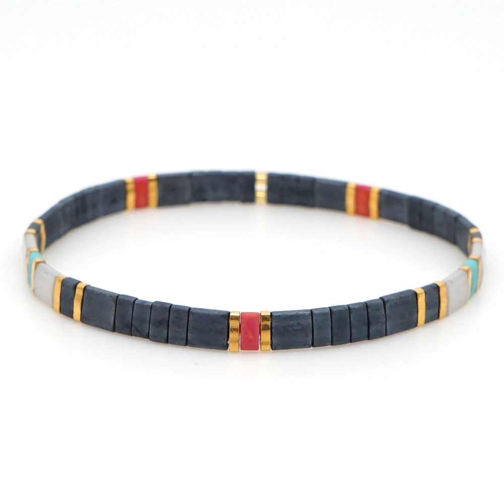 Go2boho браслет классические браслеты для женщин 2020 MIYUKI Real Tila Beads Jewelry Pulseira Mujer Прямая