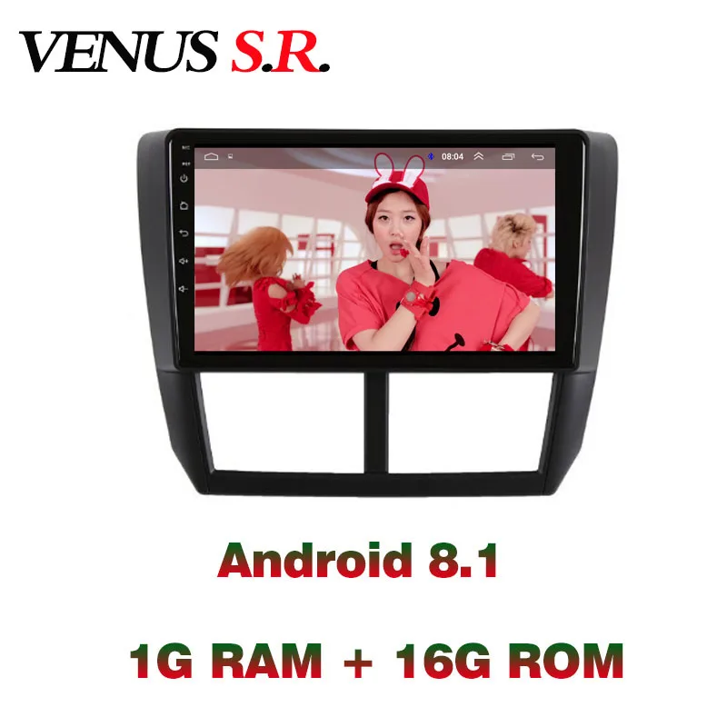 Автомобильный dvd-плеер VenusSR на Android 8 1 2.5D для SUBARU Forester радио 2008-2012 мультимедийный